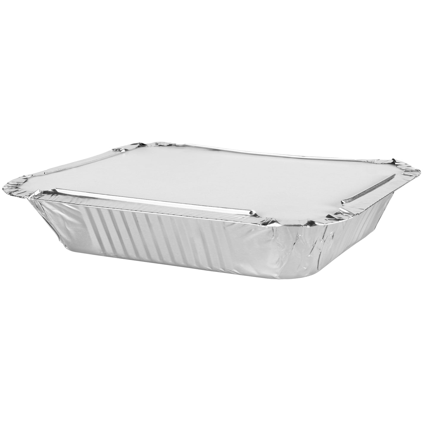 Aluminium Foil Food Roasting Tray with Lids Pack of 2 0866 A (Parcel Rate)