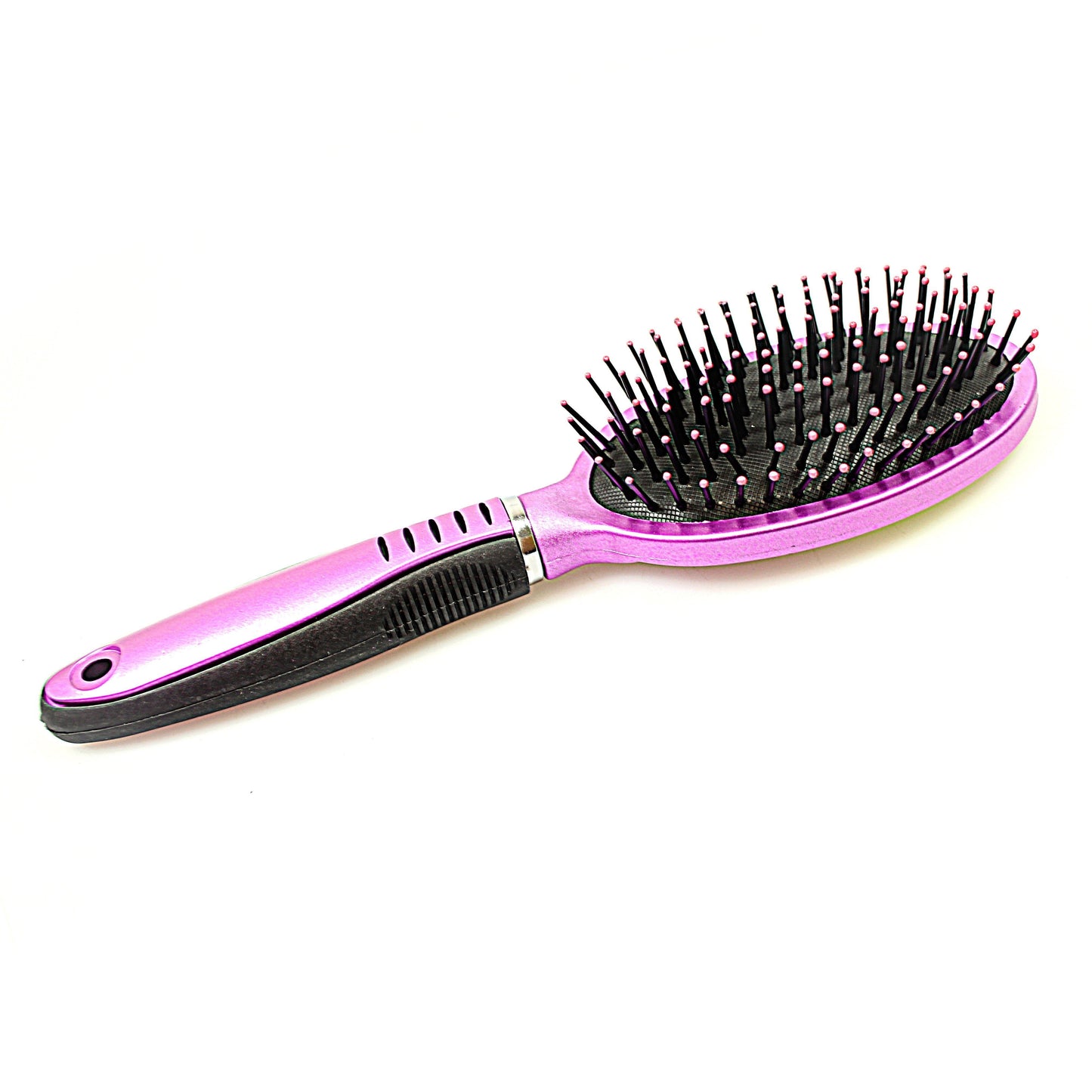 Plastic Oval Hair Brush Assorted Colours 2184 (Parcel Rate)