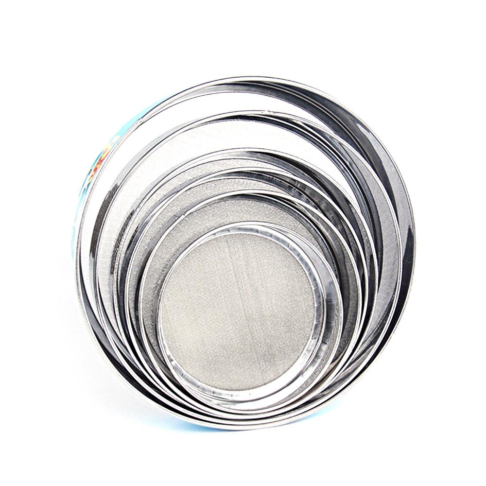 Stainless Steel Round Strainer High Quality Pack Of 6   4141 (Parcel Rate)