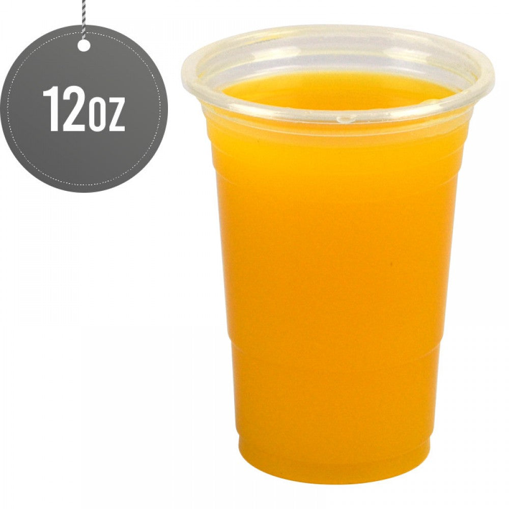 Reusable Plastic Smoothie Cups 12oz Pack of 20 ST80583 (Parcel Rate)