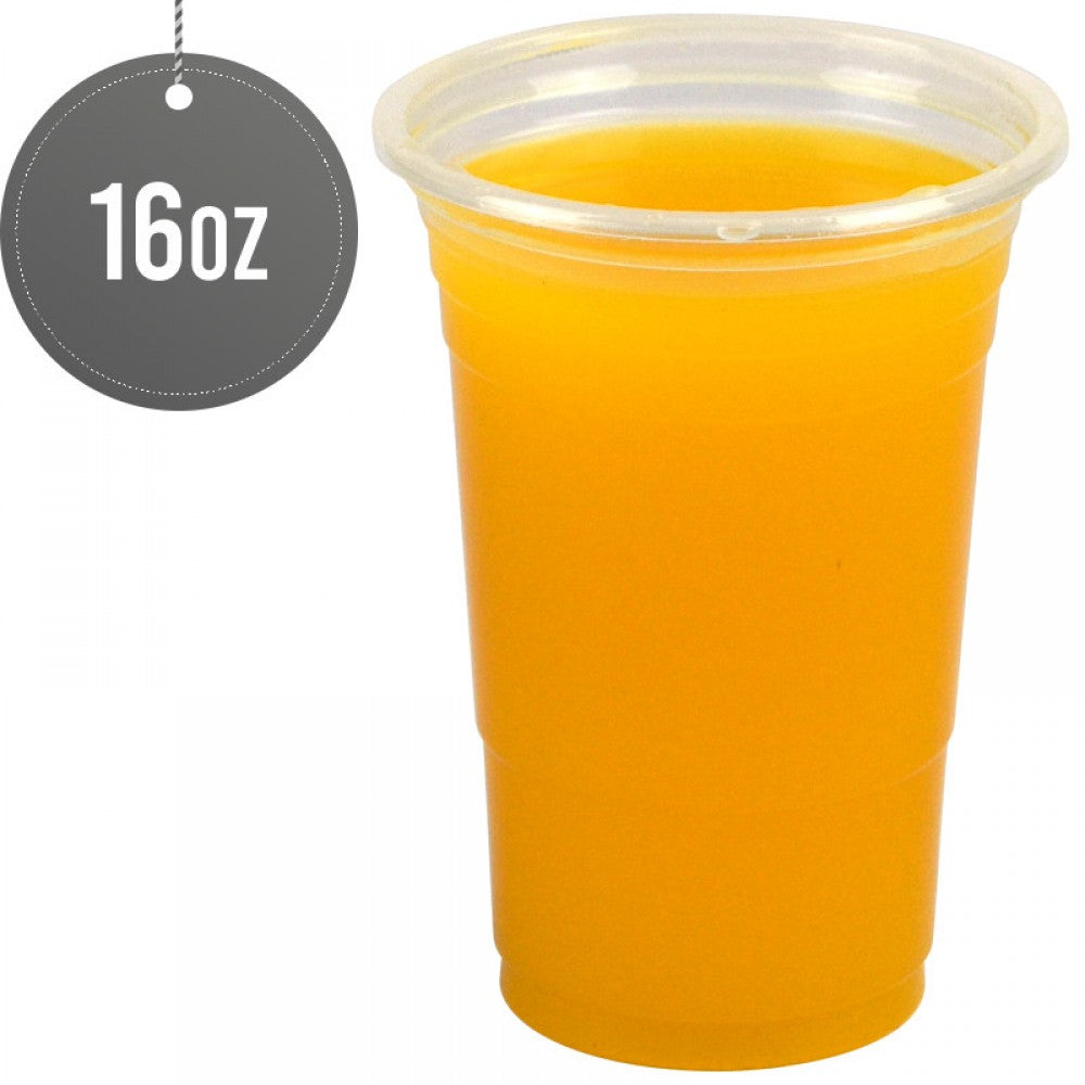 Reusable Plastic Smoothie Cups 16oz Pack of 20 ST80585 (Parcel Rate)