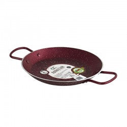 ASHLEY Non Stick Paella Pan 30cm Steel Handles STB0043 STK30-RED (Parcel Rate)