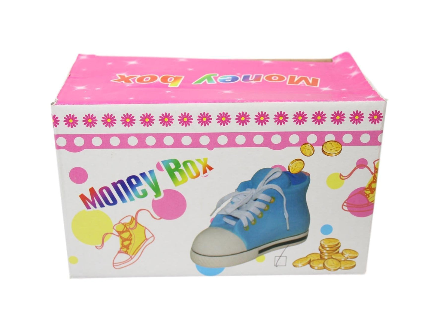 Ceramic Money Box Piggy Bank Shoe Design 16 x 9 cm Assorted Colours 5597 (Parcel Rate)
