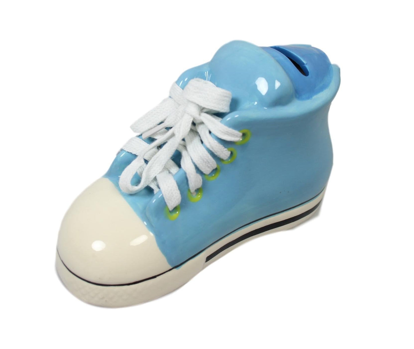 Ceramic Money Box Piggy Bank Shoe Design 16 x 9 cm Assorted Colours 5597 (Parcel Rate)
