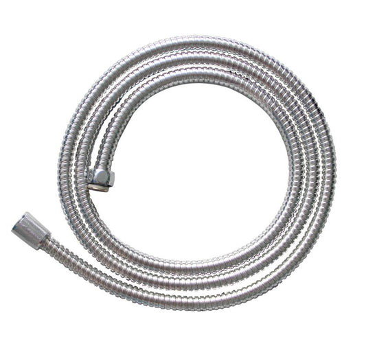 Stainless Steel Shower Hose Bathroom PVC Durability Smooth Design 1.5m 1224 (Parcel Rate)