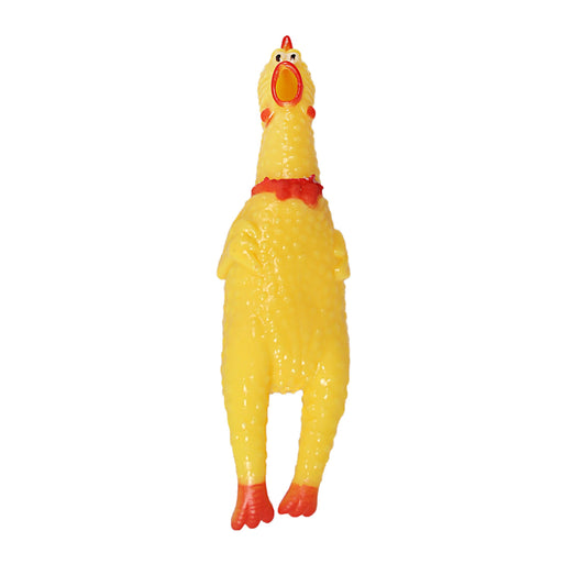 Pet Toy Squeeze Shrilling Chicken Screaming Toy 30cm 0067 A (Parcel Rate)