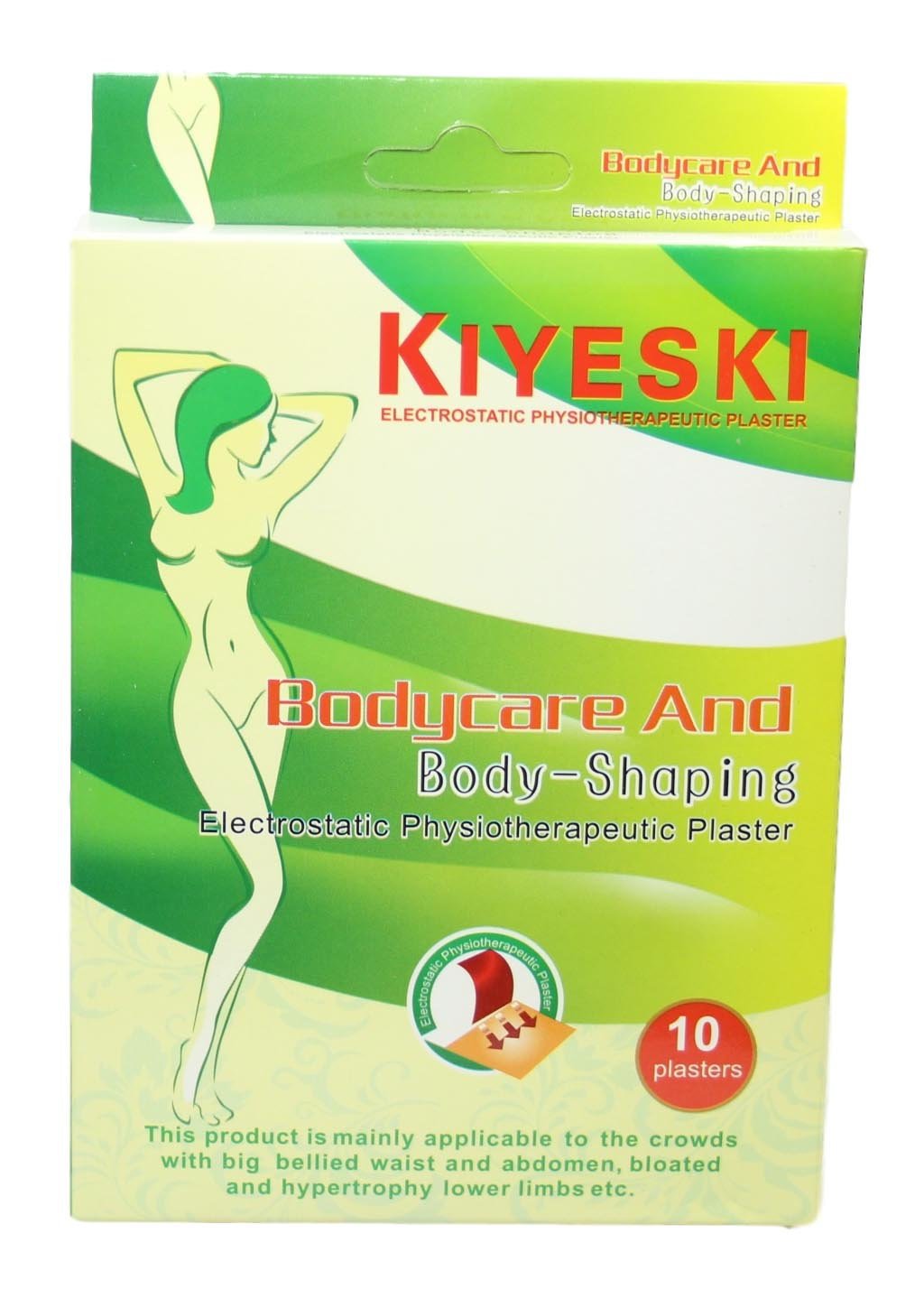 Kiyeski Body Care And Shaping Electrostatic Plaster Includes 10 Plasters 5393 (Parcel Rate)