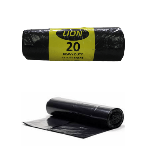 Heavy Duty Refuse Sacks Roll Of 20  Diy Home Outdoors 85951 (Parcel Rate)
