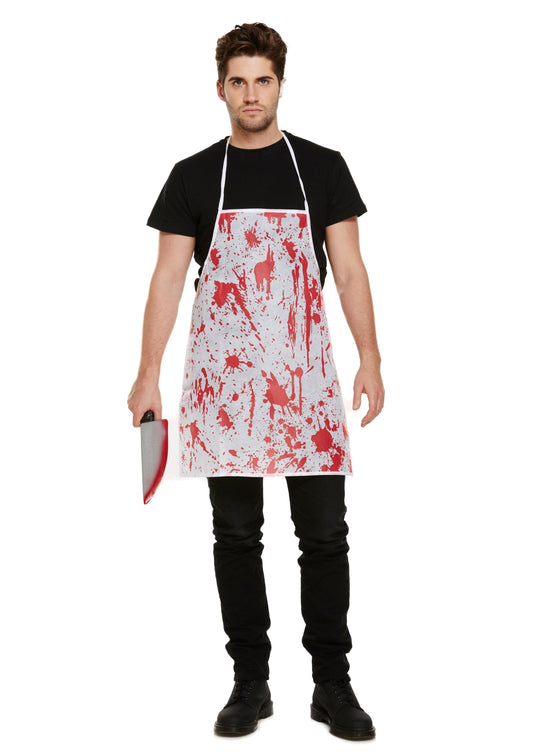 Halloween Festive Bloody Apron Blood Shots Adult Dress Up Apron V41127 (Large Letter Rate)