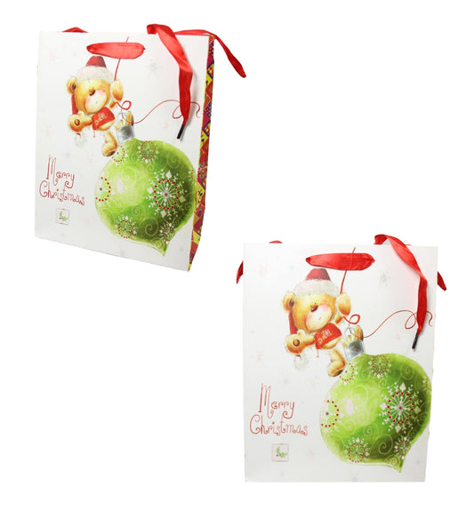Christmas Party Paper Gift Bags 23 x 18 cm 1517 (Large Letter Rate)p