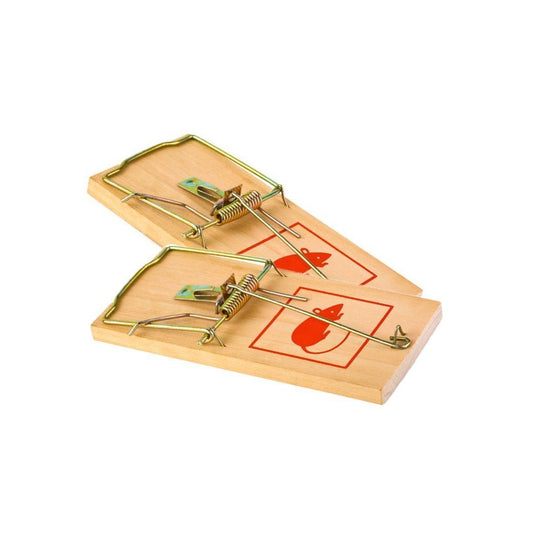 Wooden Mouse Catch Traps 7'' Pack of 2 2856 (Large Letter Rate)