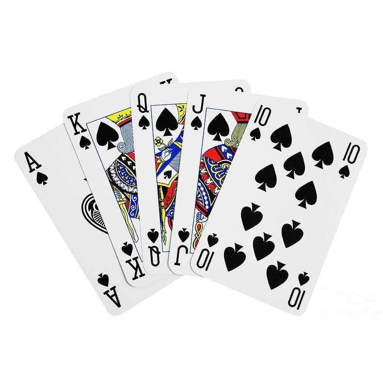 2 Pack Vegas Style Plastic Playing Cards With 3 Dice 1734 (Parcel Rate)