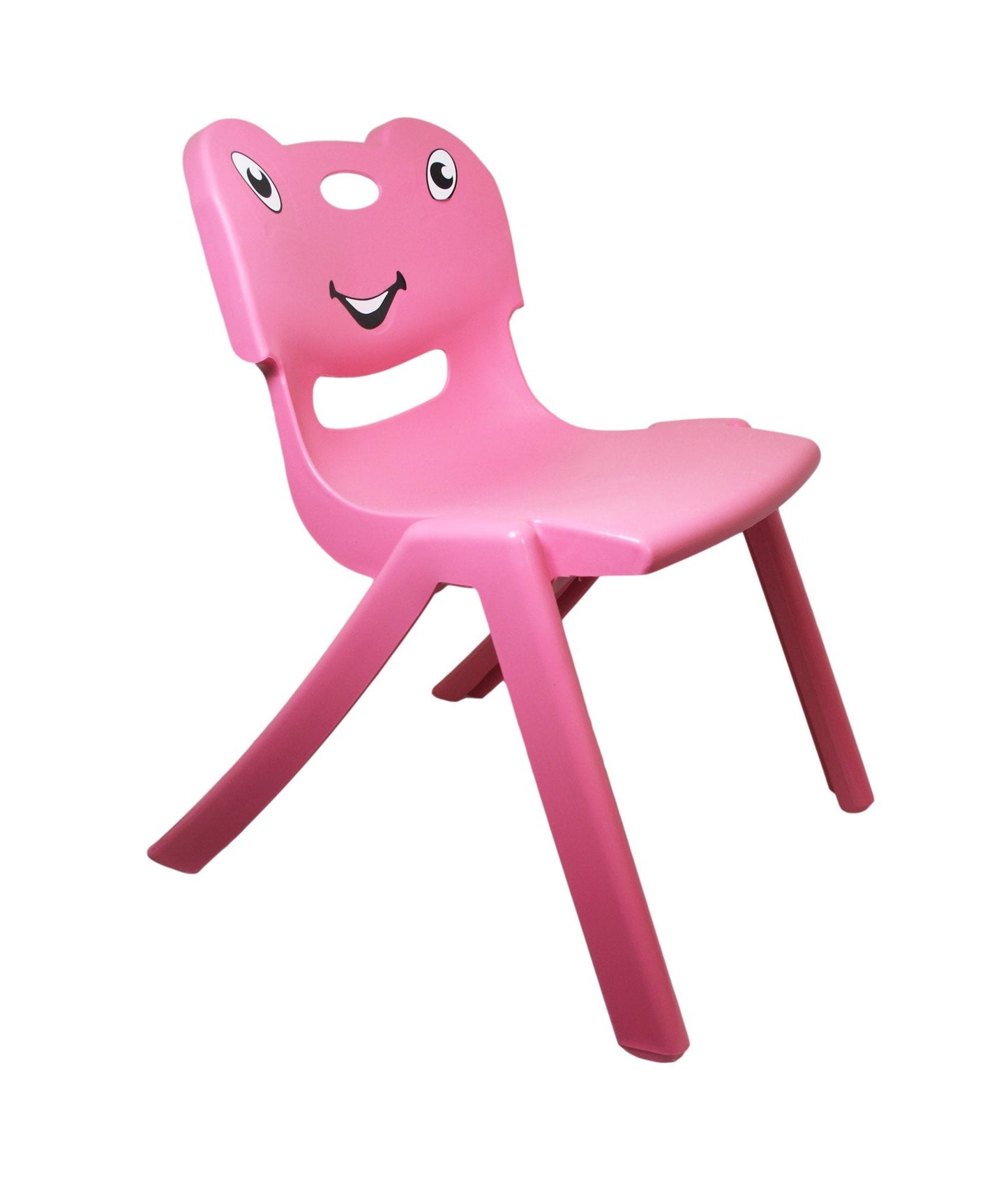 Gizem Children's Plastic Chair 50 x 26 cm Frog Animal Design Assorted Colours CT031 A (Big Parcel Rate)