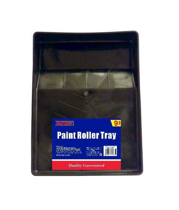 Plastic Paint Rollers Tray Black 9" 7227 (Parcel Rate)