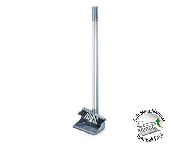 Economic Dustpan And Brush Household Use Kitchen Cleaning Assorted Colours ZP139 A (Big Parcel Rate)