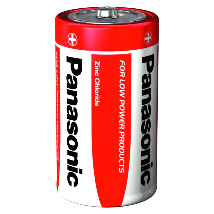 2x Panasonic D Batteries Zinc Carbon R20 1.5V Battery PANAR20RB2 A (Large Letter Rate)