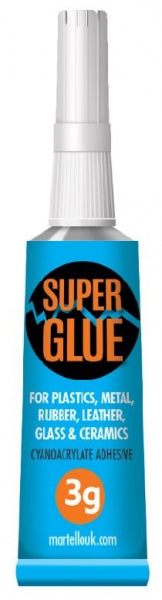Super Glue 3g Pack of 4  16 x 12 x 1cm P2333 (Large Letter Rate)