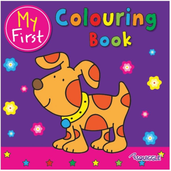 My First Colouring Books 4 Assorted Designs 21 x 21 cm P2852 (Parcel Rate)