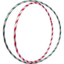 Multicolour Glitter Hula Hoop Fitness Exercise Game Workout Hula Hoops Activity 55cm 0733 (Parcel Rate)