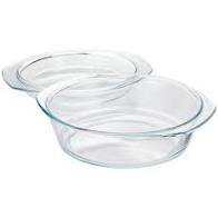Tempered Glass Casserole Dish Curry Stock Container With Lid 1.5 Litre 4875/9726 (Parcel Rate)