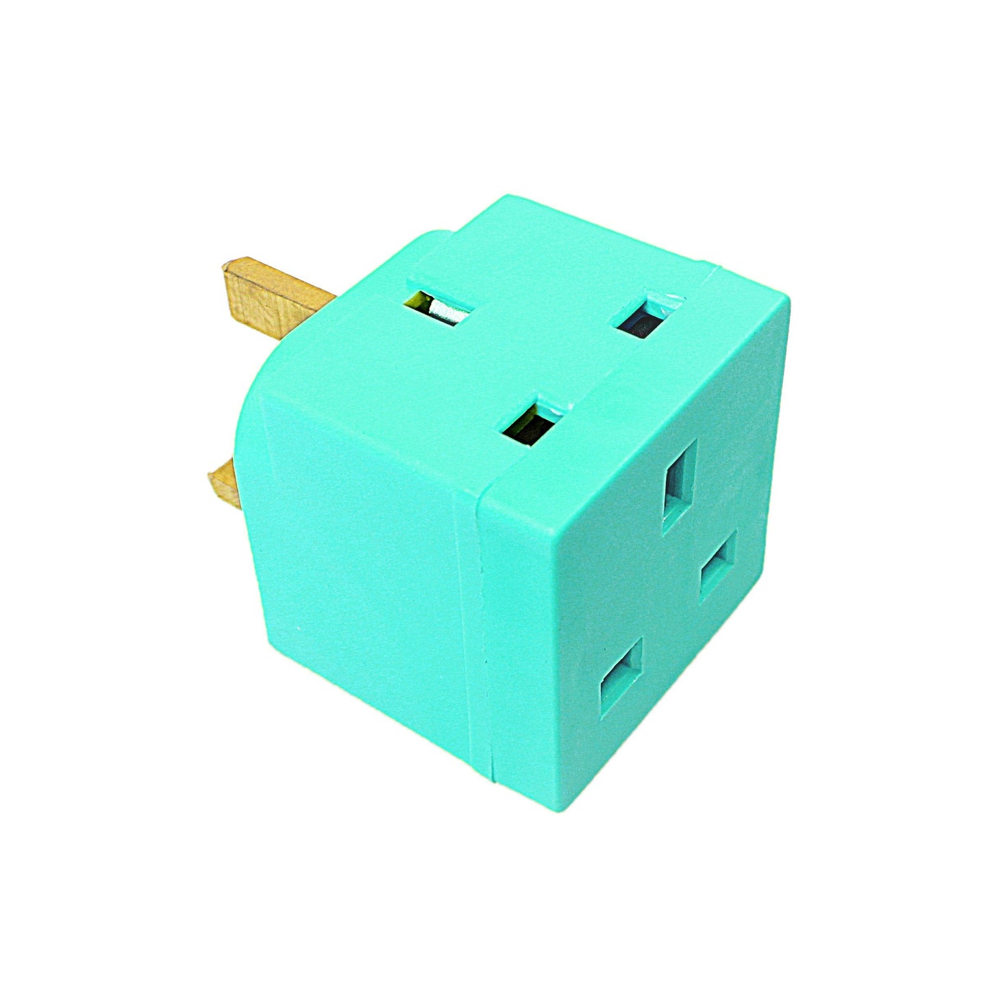 Status 2 Way Non Fused Adaptor Sage Green In Colour CDU Home Diy 8098 (Parcel Rate)