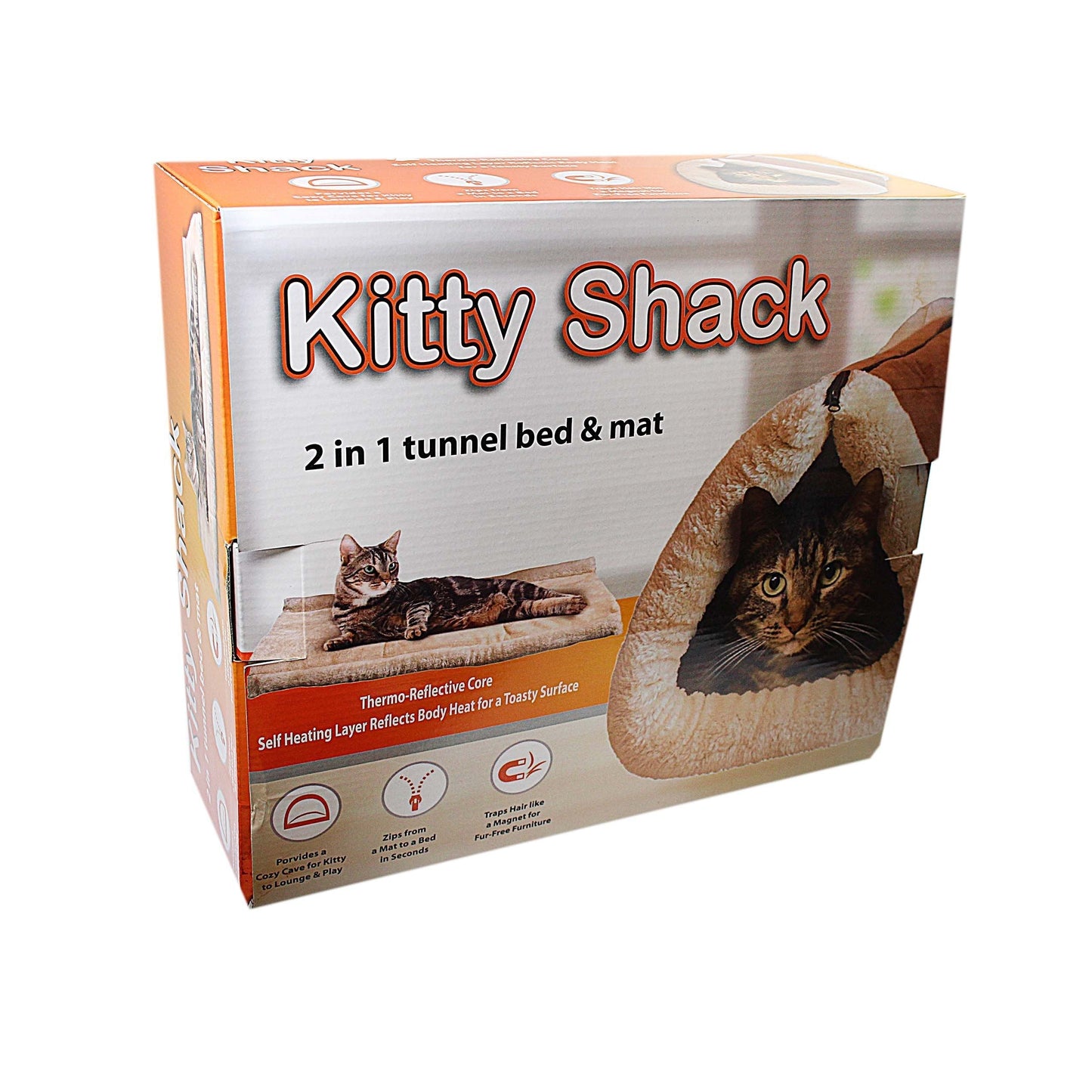 Kitty Shack 2 in 1 Tunnel Bed and Mat 5025 A (Parcel Rate)