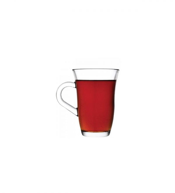 Nisa Tea Glass Cups 150cc Set of 6 NIS407E (Parcel Rate)