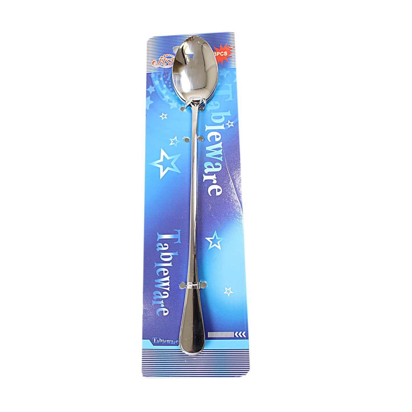 Stainless Steel Long Ice Cream Dessert Latte Spoon 20 cm Pack of 3 2746 (Large Letter Rate)