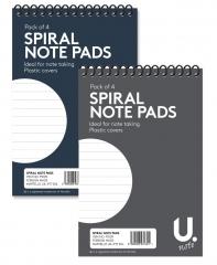 1Pack Spiral Note Pad 6 x 4'' Note Pads 15cm x 11cm  P1009A (Parcel Rate)