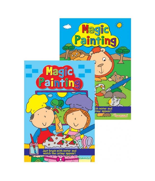 Magic Painting Book Childrens Fun Colouring Activity Book x 1  P2165 (Parcel Rate)