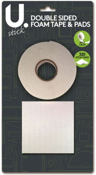 Double Sided Foam Tape & Pads P2263 (Large Letter)