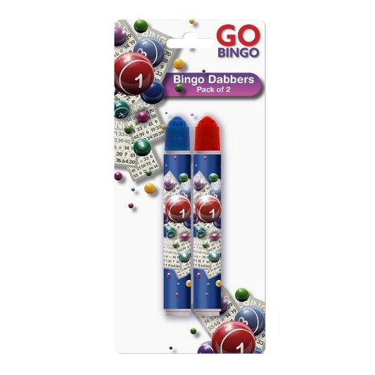 Go Bingo Dabbers Pack of 2 Assorted Colours P2362 (Large Letter Rate)