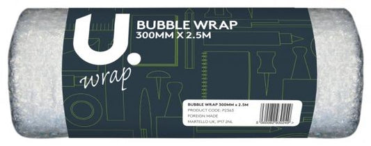 Bubble Wrap Ideal For Wrapping Packages And Parcels 300mm x 2.5m P2363  A (Parcel Rate)