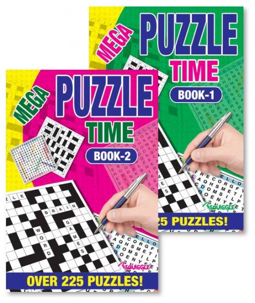 A5 Puzzle Time Book Random Design Sent x 1  P2594 A (Large Letter)