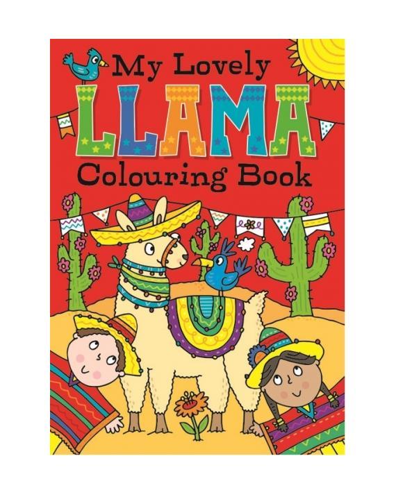 My Lovely Llama Colouring Book Fun Home Activity Book P2807 (Parcel Rate)
