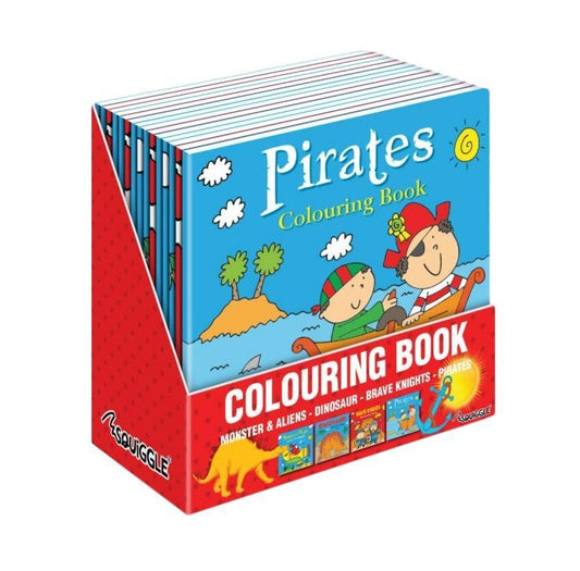 Boys Colouring Book 21 x 21 cm Assorted Designs P2850 (Parcel Rate)