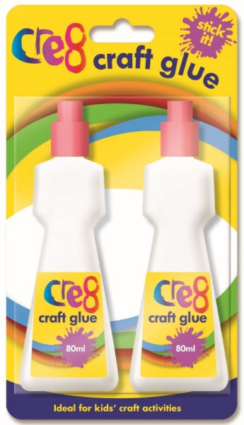 Cre8 Craft Liquid Glue 80 ml Pack of 2 P2909 (Parcel Rate)
