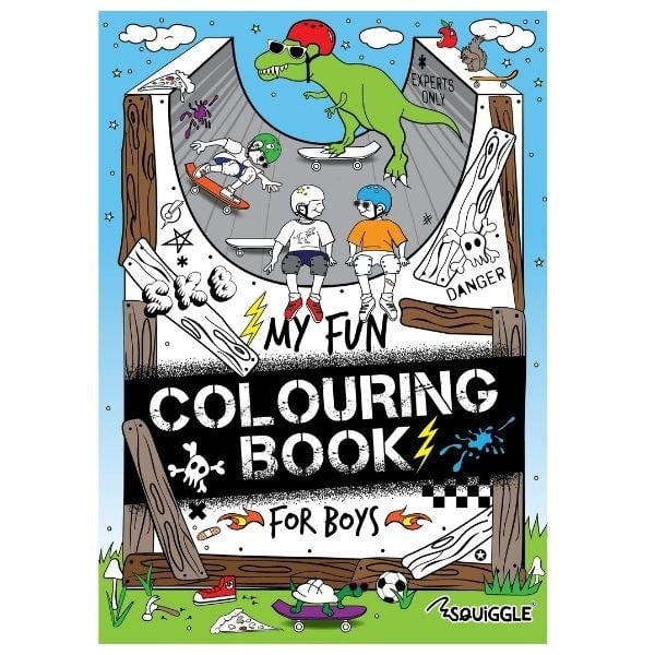 A4 Colouring Fun for Boys Book P2925 (Parcel Rate)
