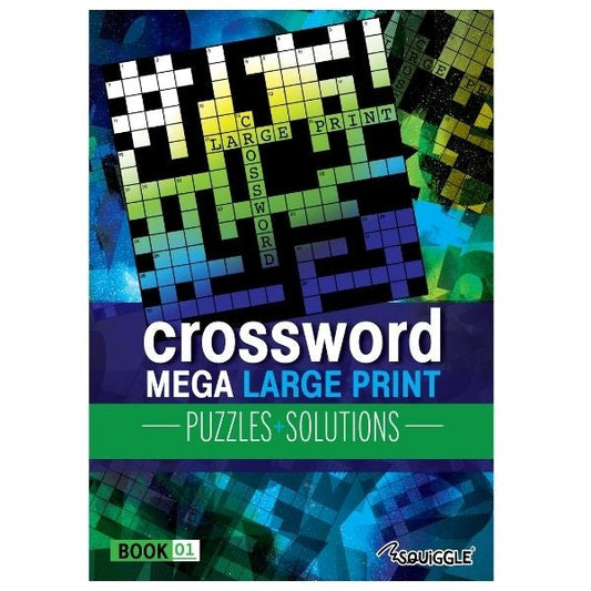 Mega Large Print Modern Crossword Book 1 P2960 (Parcel Rate)