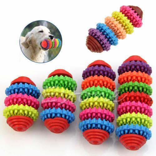 Dog Chews Toy Candy Colours Gear Shaped Toys For Dogs 4197 (Parcel Rate)