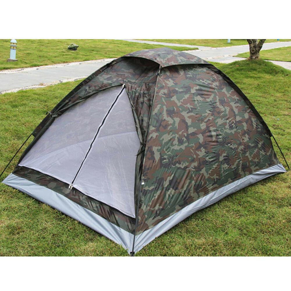Outdoor Camping Tent Family Hiking Woods 3 Person Camping Tent Multi Colours 3529 (Parcel Rate)