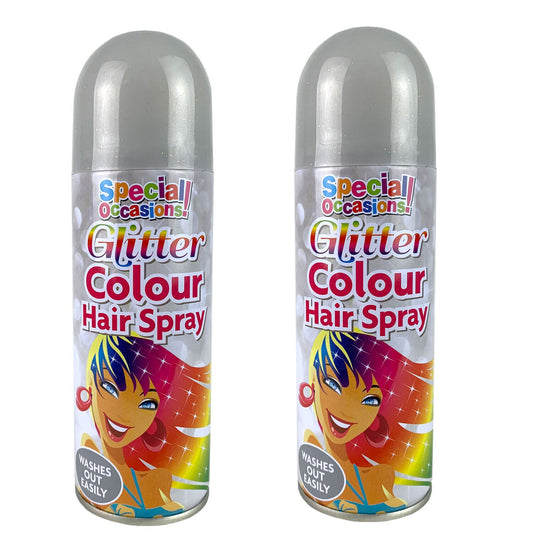 Rapide Washable Glitter Colour Hairspray 200 ml Assorted Colours 5509 (Parcel Rate)
