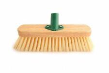 12 Inch Soft Cream PVC Bristle Brush Broom Head ST1640 (Parcel Rate)