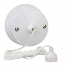 PIFCO 6 Amp Ceiling Pull Cord Switch one Way Bathroom Toilet Light Switch PIF20147/SCS6AWPB3 A (Parcel Rate)