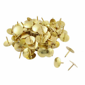 Office Push Pins Gold Pack of 200 ST078 (Parcel Rate)