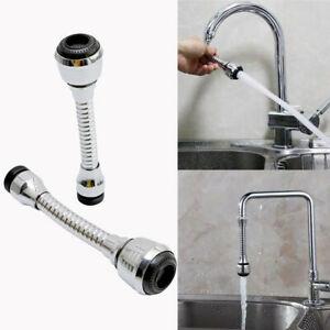 Flexible Water Faucet Head Nozzle Replacement Kitchen Sink Tap Extension Connect 15 CM  0800 A  (Parcel Rate)