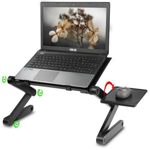 Folding Laptop Stand Riser Tray Table Desk Adjustable Portable 6607 (Parcel Rate)