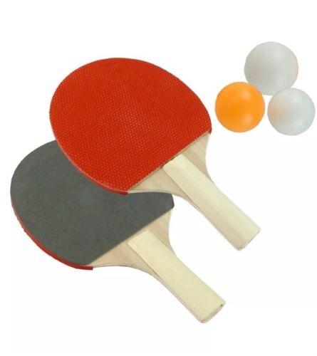 Table Tennis Ping Pong Paddle Set of 5 0383 (Parcel Rate)