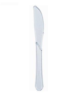 Disposable Plastic Clear Knife Pack of 40 THL1682 (Parcel Rate)