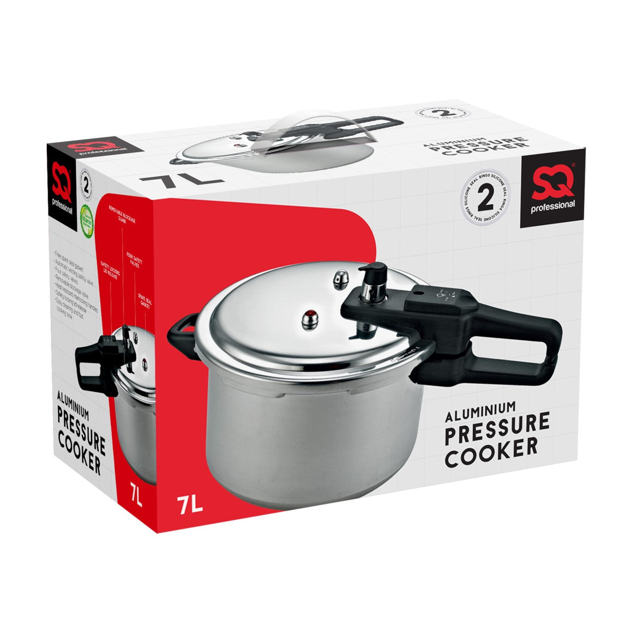 SQ Professional  Cookware - Aluminium - Pressure Cooker